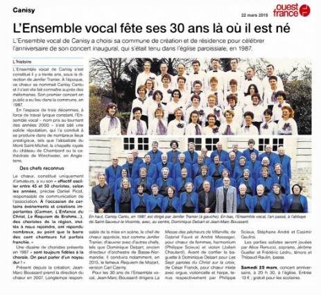 Ouest-France mercredi 22 mars 2017