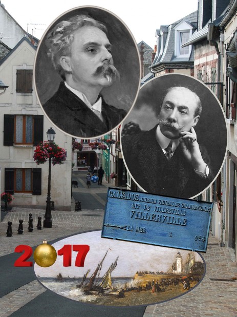 Gabriel Fauré et André Messager à Villerville